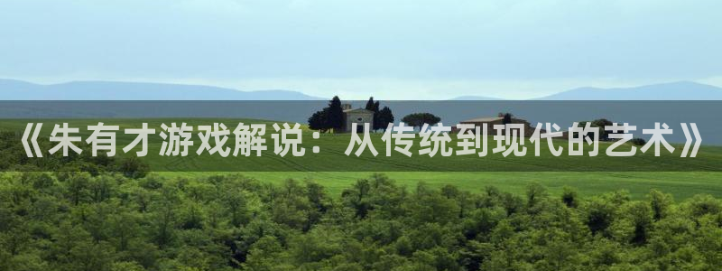 米乐m6-官网：《朱有才游戏解说：从传统到现代的艺术》